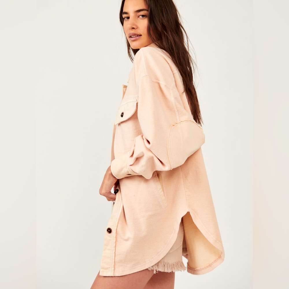 Free People Ruby Jacket Shacket Movement Beach One Pilcro XL NWT Pilcro Hailee - Picture 1 of 7